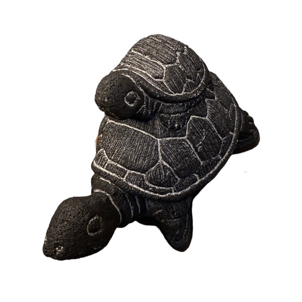 patung aquarium patung batu kura kura