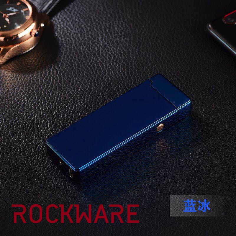 106 ROCKWARE USB Rechargeable Aluminium Dual Arc Coil Flameless Lighter