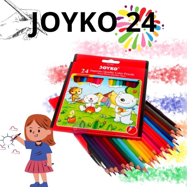 

Pensil warna JOYKO 24 Clr Panjang RY08