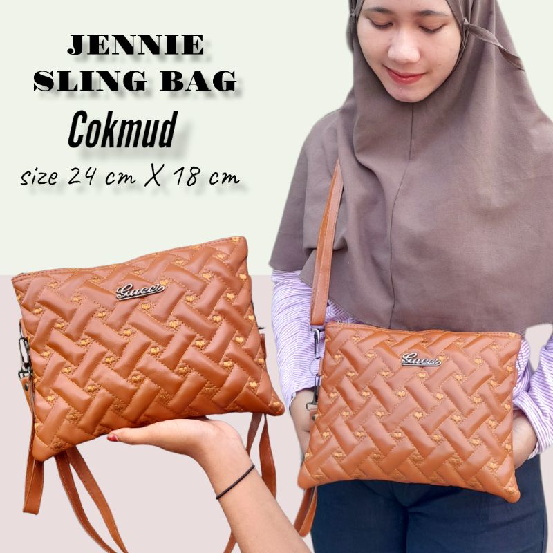 JENNIE SLING BAG - BISA TAS BISA CLUTCH -TALI PANJANG &amp; PENDEK