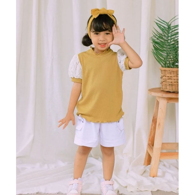 Quensha Blouse allsize 2-5thn / blouse anak perempuan/ Adelia top size 2-5 tahun nabLfashion