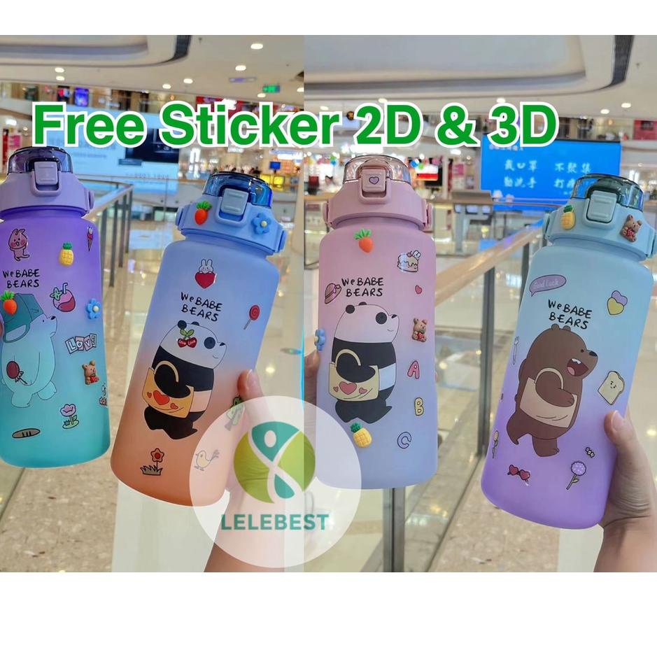 Super Irit Botol Minum 2 Liter Botol Minum Viral Bear