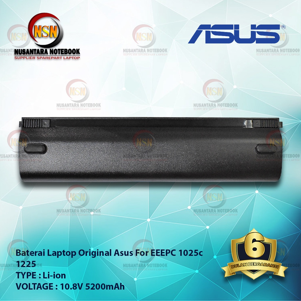 BATTERY ASUS ORIGINAL EEEPC a32 1025 1225 10.8V 5200mAh