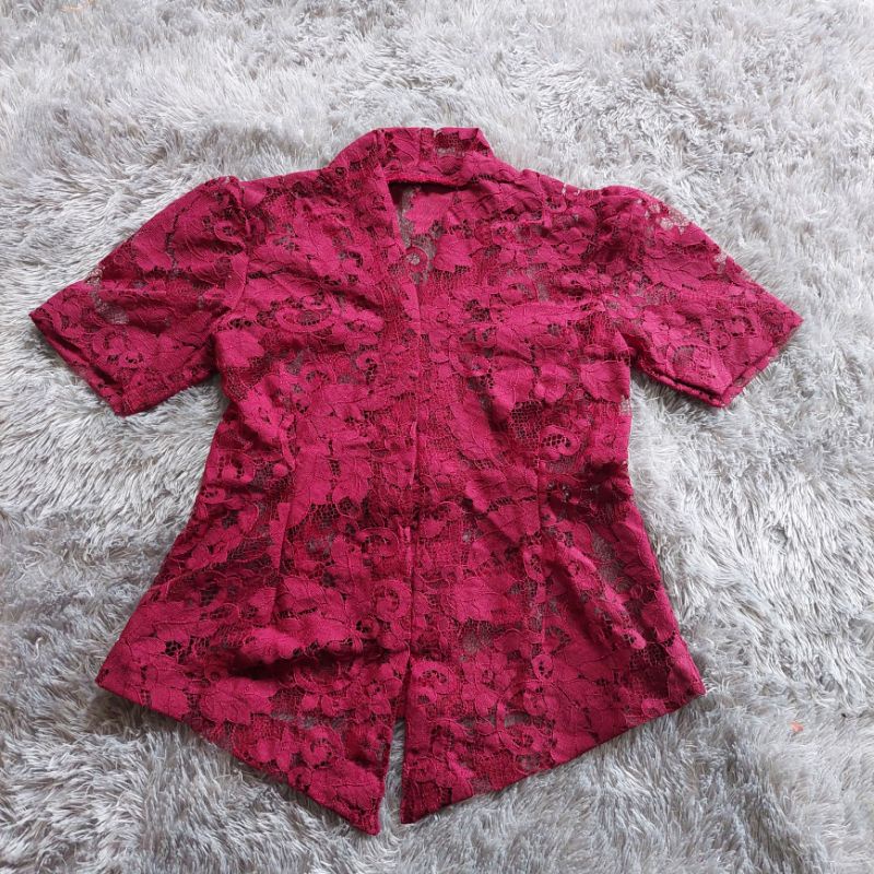 kebaya bali kebaya jadi brokat anak perempuan tangan kerut  usia5-6tahun