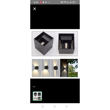 lampu dinding outdoor minimalis led