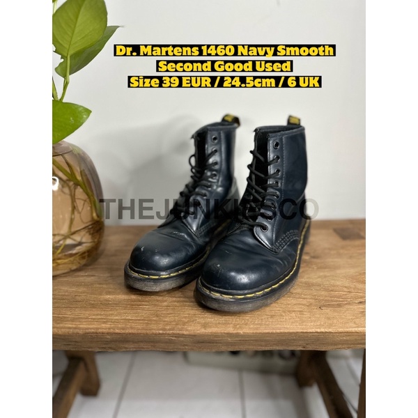 Sepatu Dr. Martens 1460 Navy Smooth Second