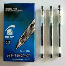 

PILOT HI-TEC-C : BLLH-20-C3 / C4 ( WARNA HITAM & BIRU )