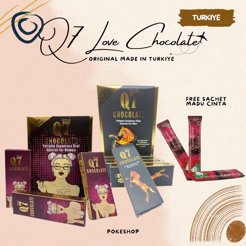 

COKELAT CINTA TURKI HALAL!! Free Madu Cinta - UNTUK PRIA DAN WANITA / CHOCOLATE COFFE Q7 TURKIYE / COKLAT KOPI Q7 / AFRODISIA