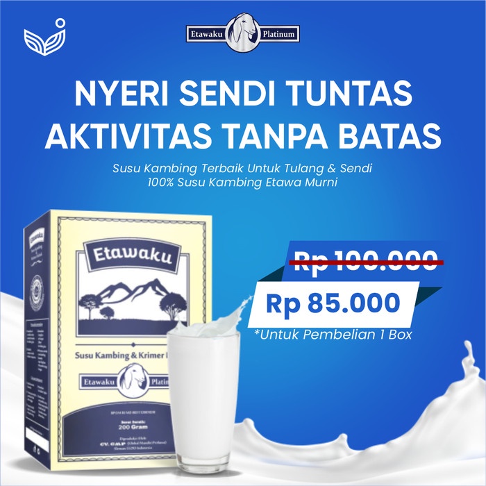 (Promo) Etawaku Platinum | Susu Kambing Etawa | Susu Nutrisi pernafasan