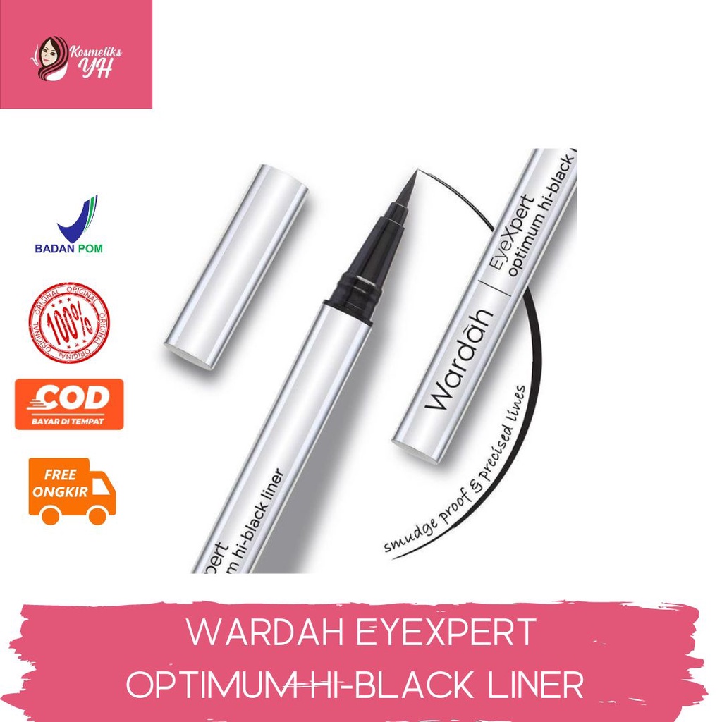 Jual WARDAH EYELINER EYE XPERT OPTIMUM HI BLACK LINER ATAU EYELINER