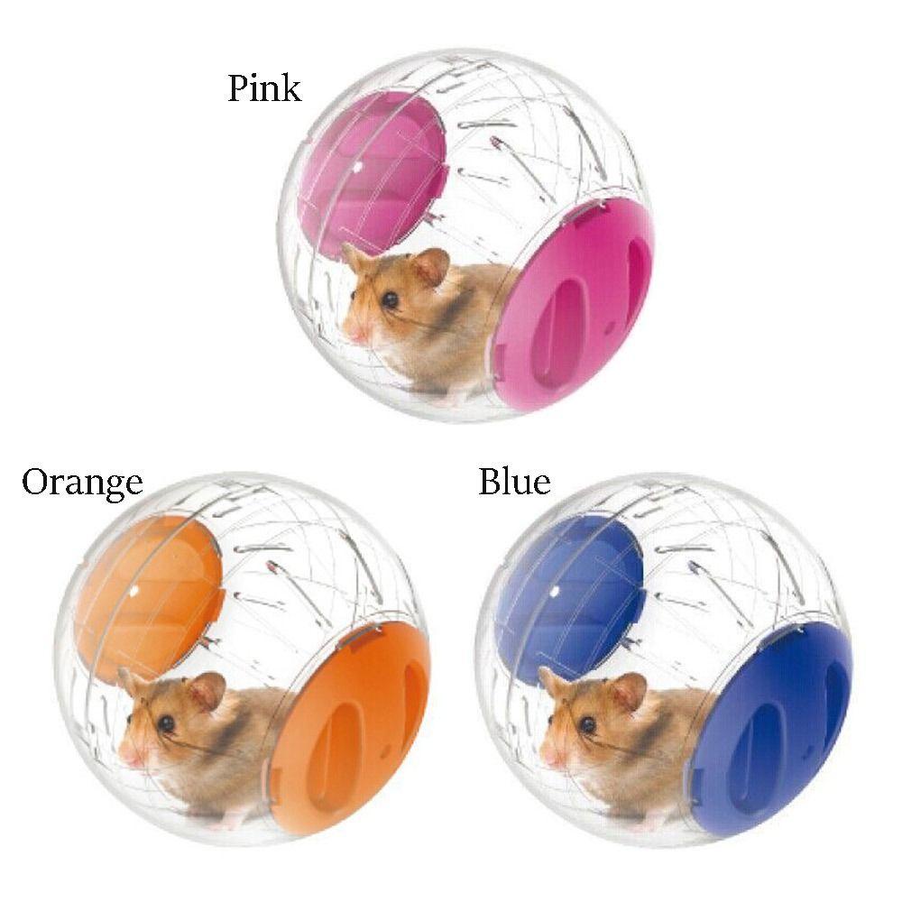 Solighter Hamster Running Ball Transparan Gerbil Rat Rodent Mainan Latihan