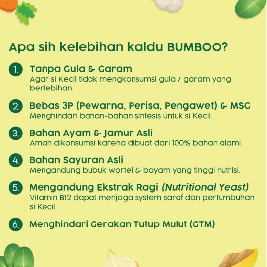 Barefood Bumboo Kaldu Anak MPASI No MSG 90gr