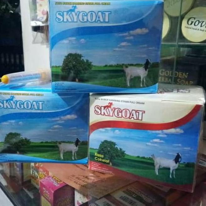 

⚡COD⚡ SKYGOAT Susu Kambing Etawa MURNI Original BPOM SKY GOAT COKLAT VANILA