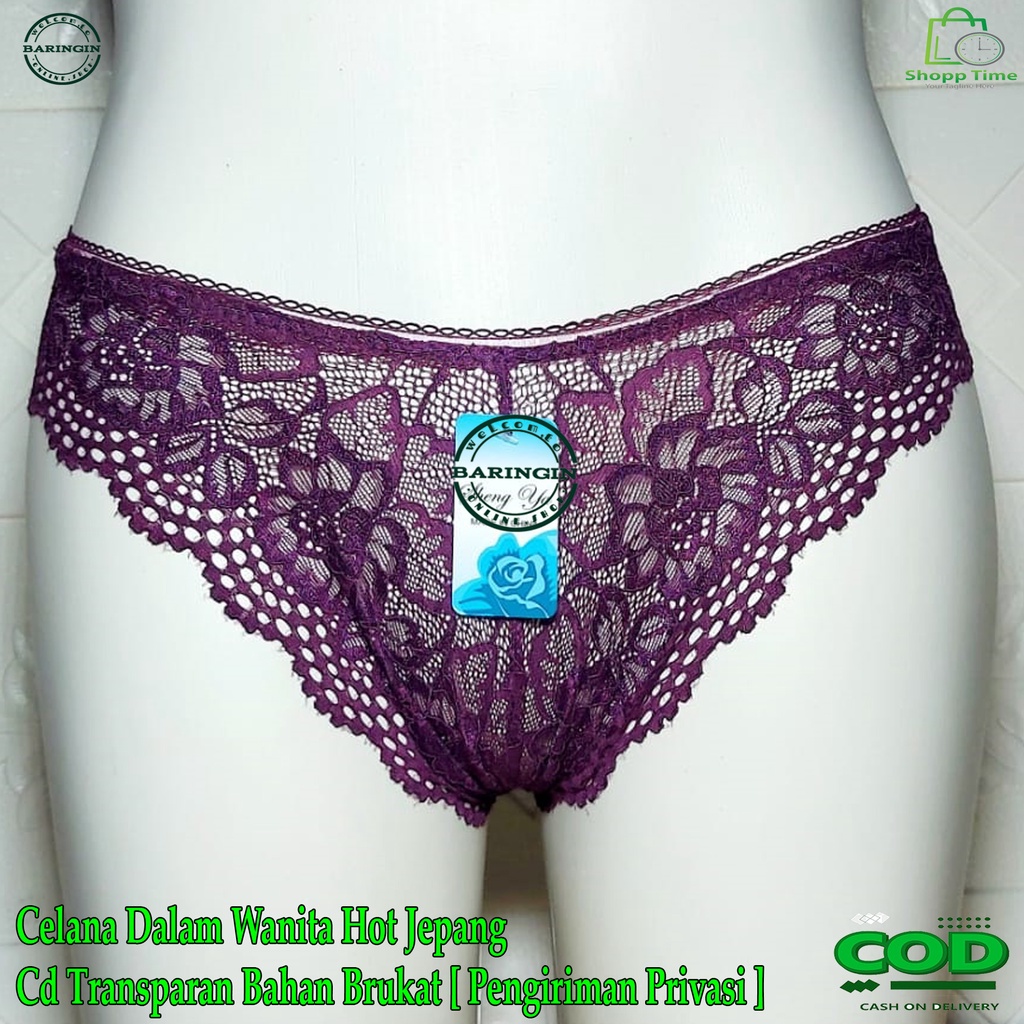 Promo [ isi 3 Pcs ] Celana Dalam Wanita G String Lace transparan Sexy Thongs-Celana Dalam Sexy Lace Gstring Honeymoon