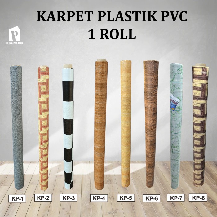 KARPET LANTAI PLASTIK PVC 1 ROLL