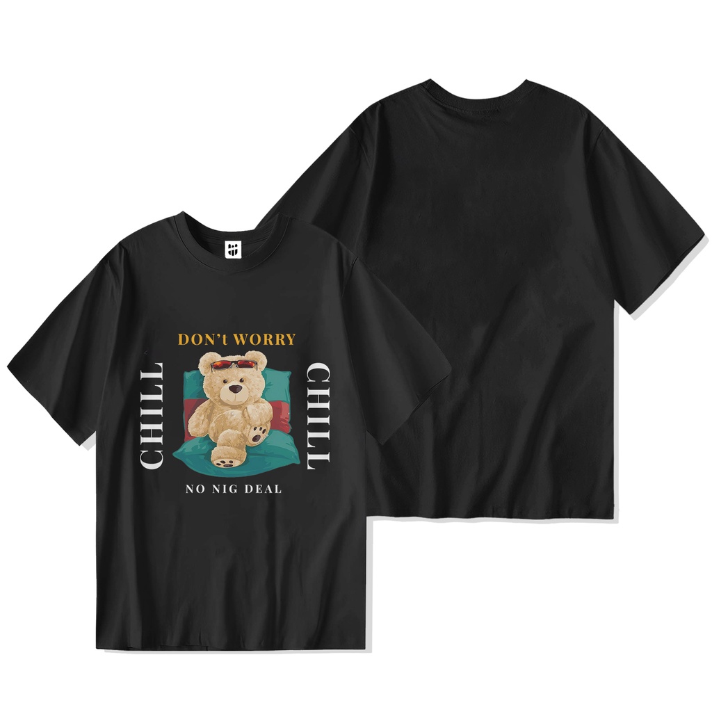 [COD] KAOS T-Shirt Tedy Bear / Kaos Bear / Kaos Beruang Terbaru / Kaos Motif Beruang / Kaos Viral / 