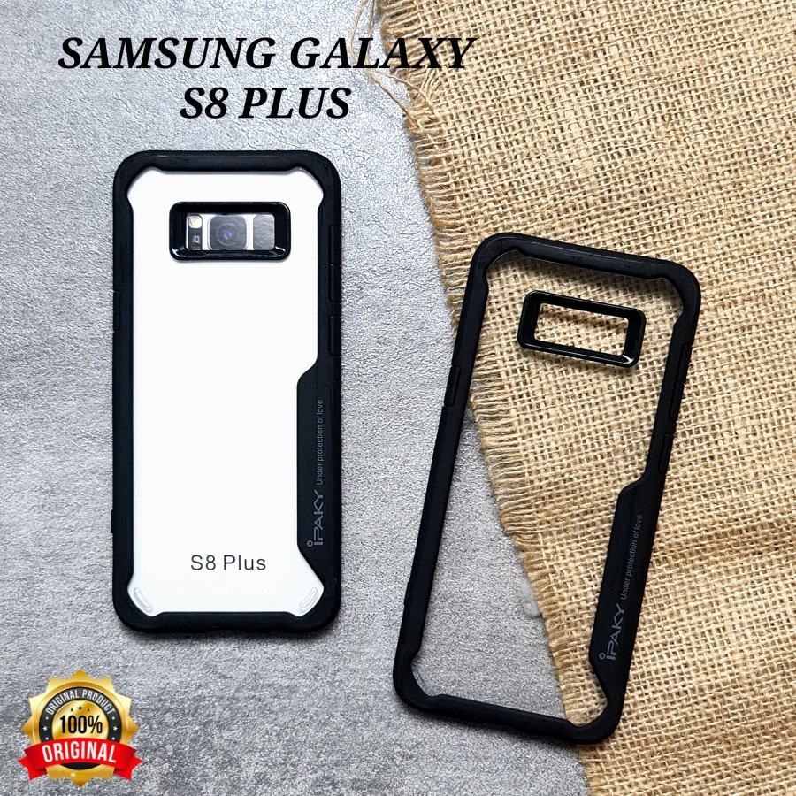 SAMSUNG S21 FE S20 FE S7 EDGE S7 FLAT S8 S8+ S9 S9+ S10 S10+ S10 LITE CASE IPAKY BENING HARD CLEAR TRANSPARAN HARDCASE FUSION CASING COVER