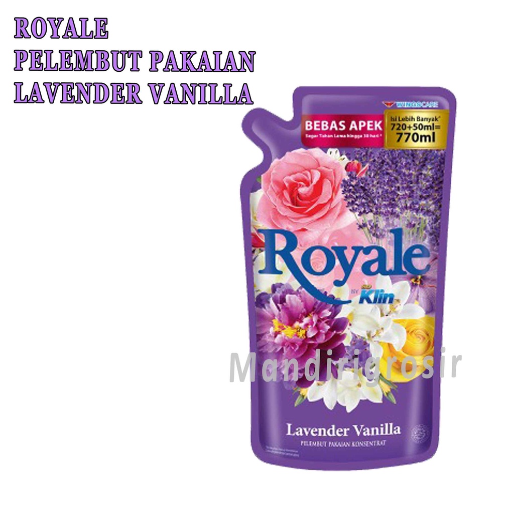 Pelembut Pakaian Konsentrat * Royale * Royale Lavender Vanilla * 770ml