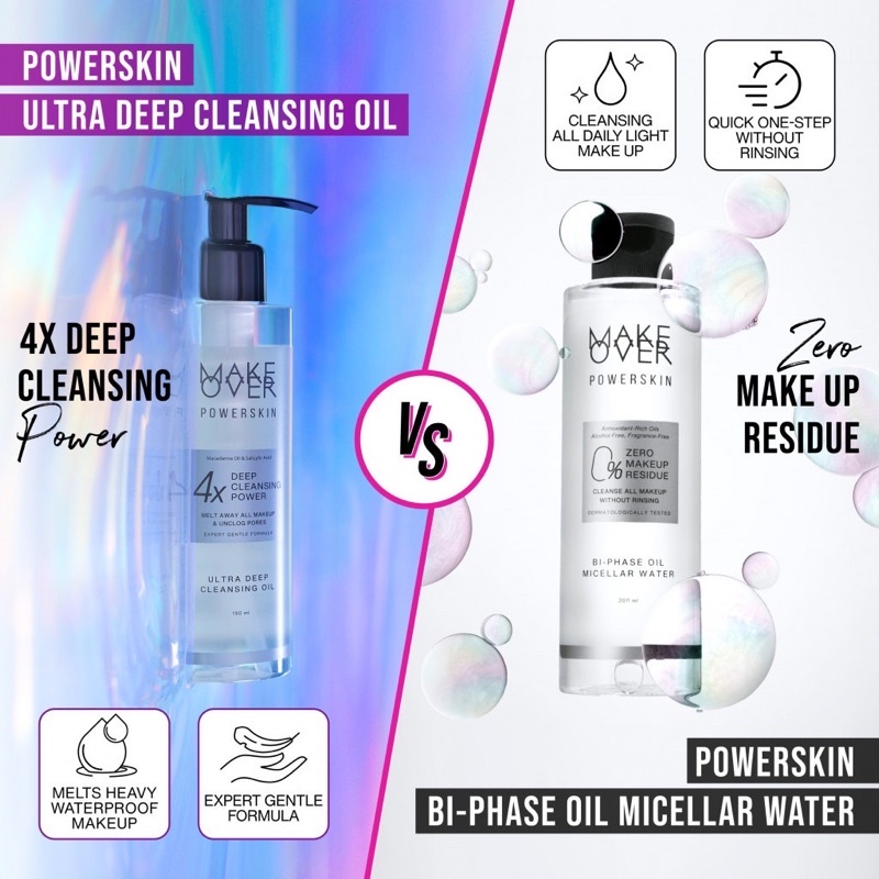 MAKE OVER Powerskin Ultra Deep Cleansing Oil 190 ml