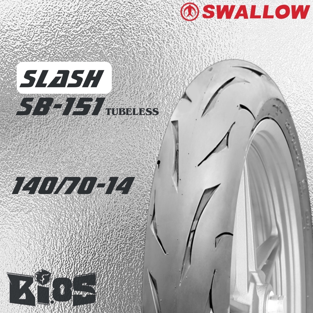 SWALLOW SLASH SB-151 BAN TUBELESS MATIC RACING SOFTCOMPOUND RING 14