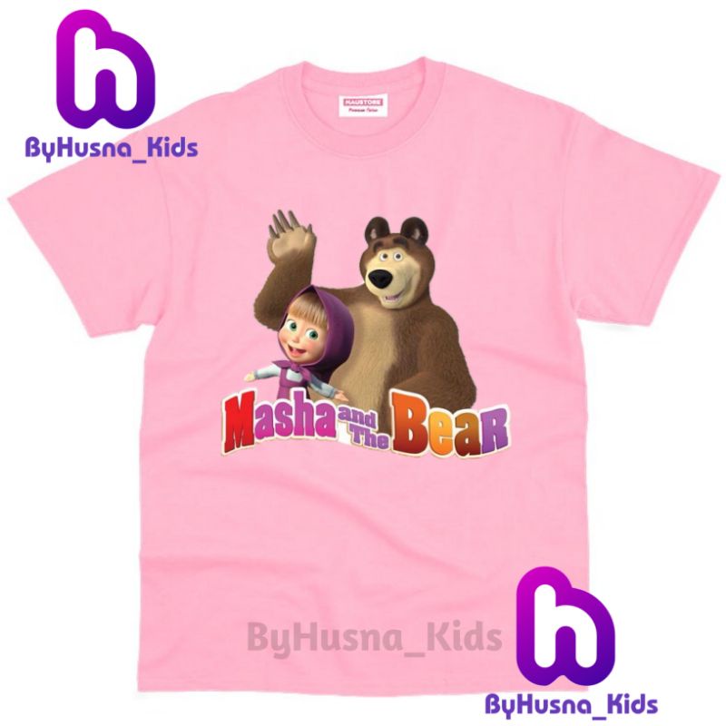 MARSHA AND THE BEAR BAJU ANAK KAOS ANAK MARSHA AND THE BEAR ATASAN ANAK DAN BALITA PAKAIAN ANAK PERE