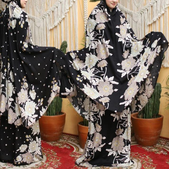 ✔✔SALE✔✔  grosir tanah abang|| MUKENA BALI DEWASA JUMBO KATUN RAYON MOTIF | CIARA LESTIA POLKA