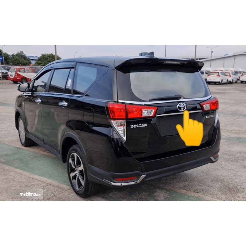 TRUNKLID Trun klid List Lis bagasi belakang innova reborn venturer facelift Black glossy 2021 origin