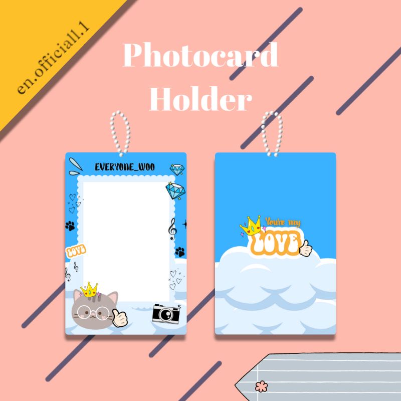 PHOTOCARD HOLDER || CAHOL || ACRYLIC PHOTOCARD || SEVENTEEN CAHOL
