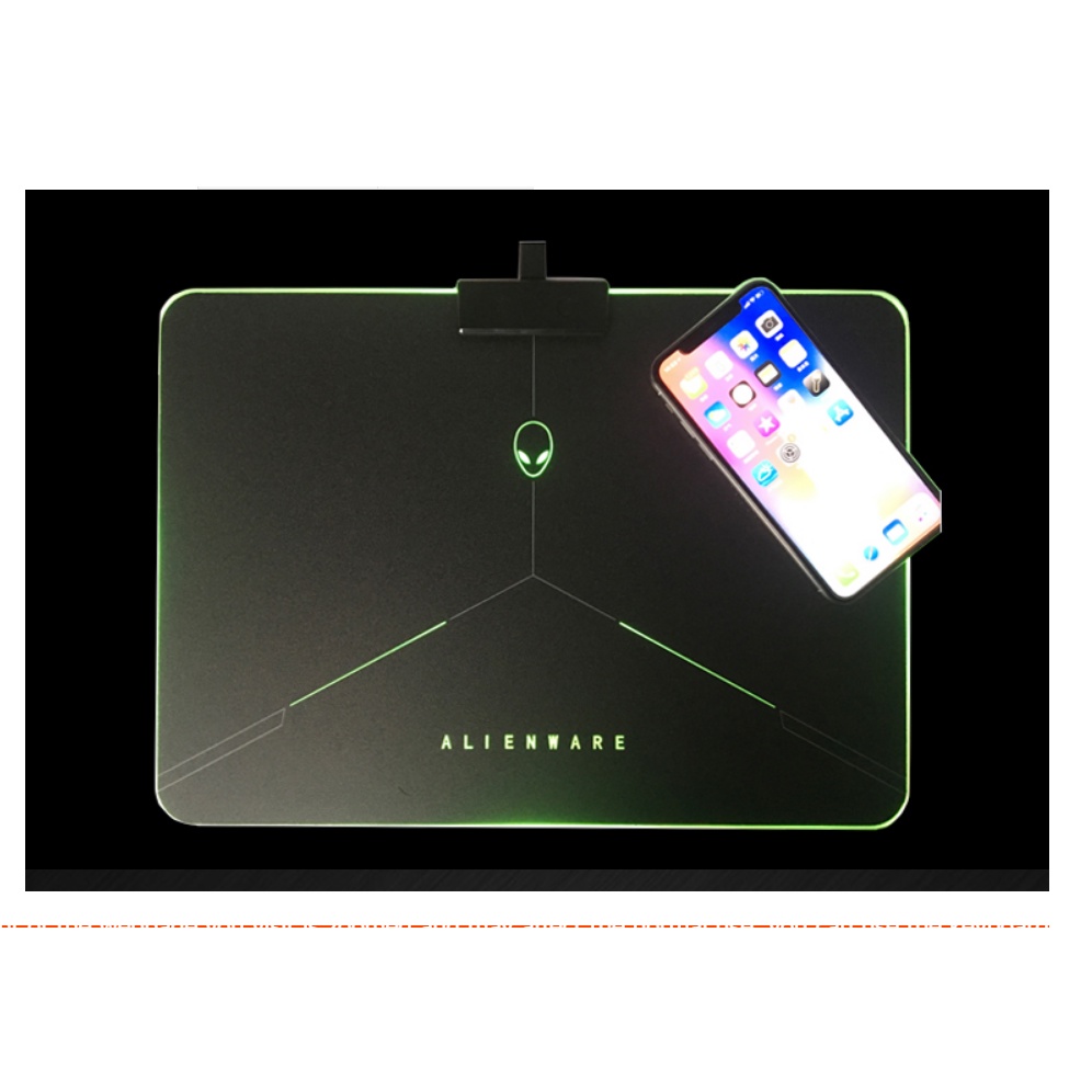 Wireless Mousepad Gaming Charging Dell Alienware Terbaru