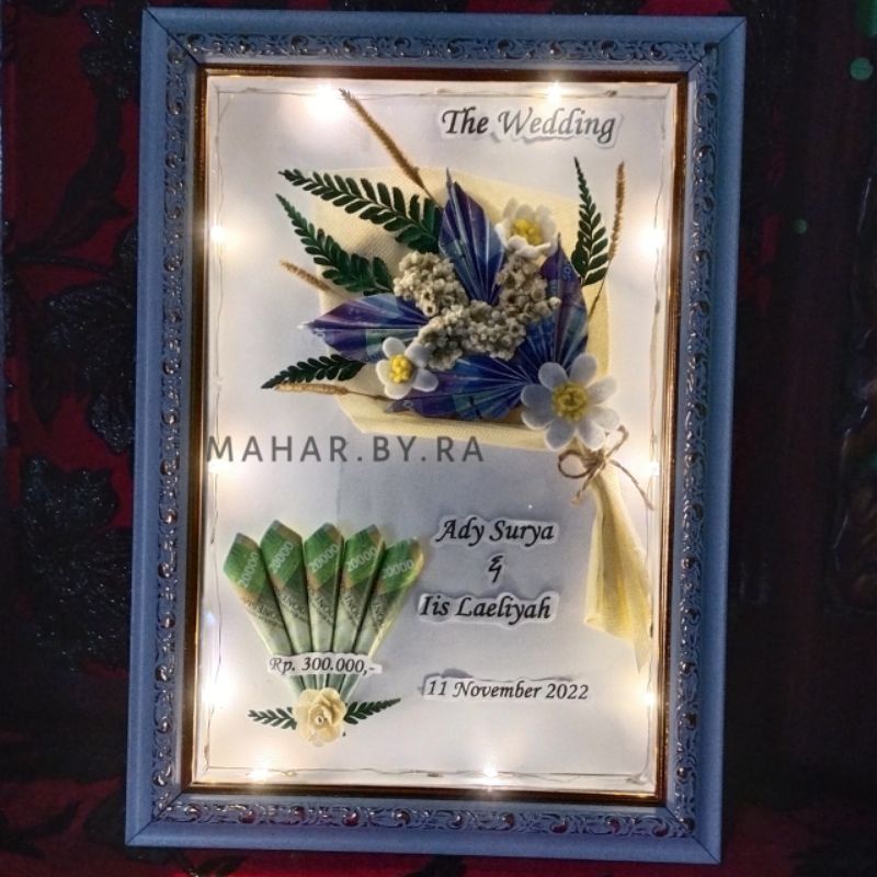 PO MAHAR PERNIKAHAN BINGKAI 20x30CM LAMPUNG