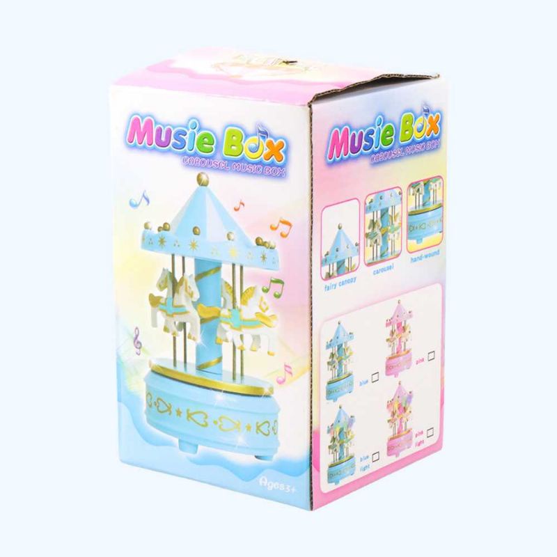 Kotak Musik Merry Go Round Musical Box Carousel - HD-YYH Kado Hadiah Present Mainan Anak