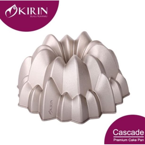 Kirin Premium Cake Cascade Pan Champagne Gold / Loyang Kue Cascade