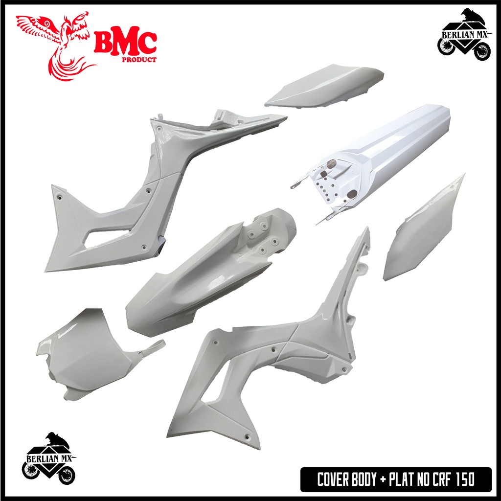 BODY SET CRF PAKET COVER BODY CRF 150 + Papan Plat Nomor