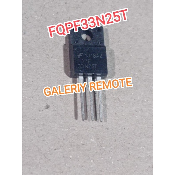 FDPF33N25T FDPF33N25 FDPF 33N25T 33N25T 33N25 MOSFET TO220 BU33-(Bisa bayar di Tempat