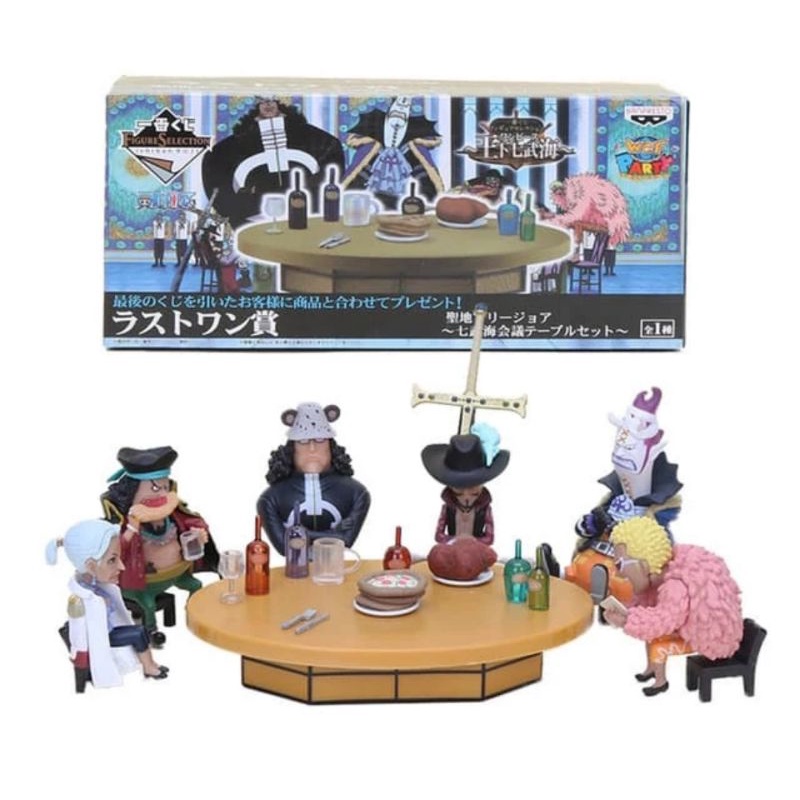 action figure set sichibukai one piece doffy kurohige mihawk gecko moria figure bartholomew kuma one