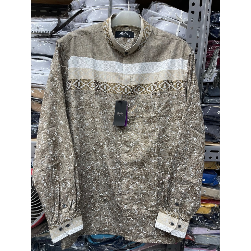 Kemko Dewasa Kemeja Harley Tangan Panjang Terbaru