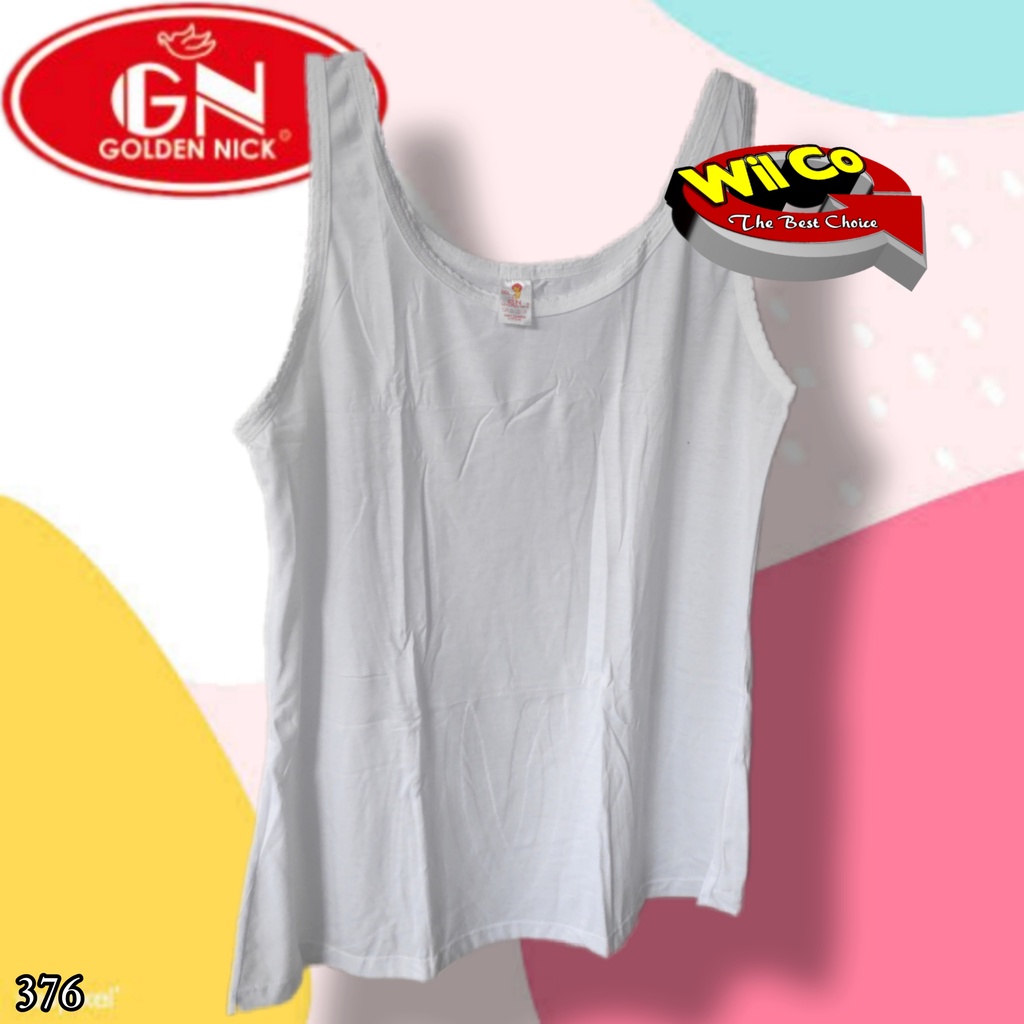 K376 - TANKTOP/KAMISOL ATASAN PAKAIAN DALAM WANITA JUMBO GOLDEN NICK SIZE XXXL TALI LEBAR