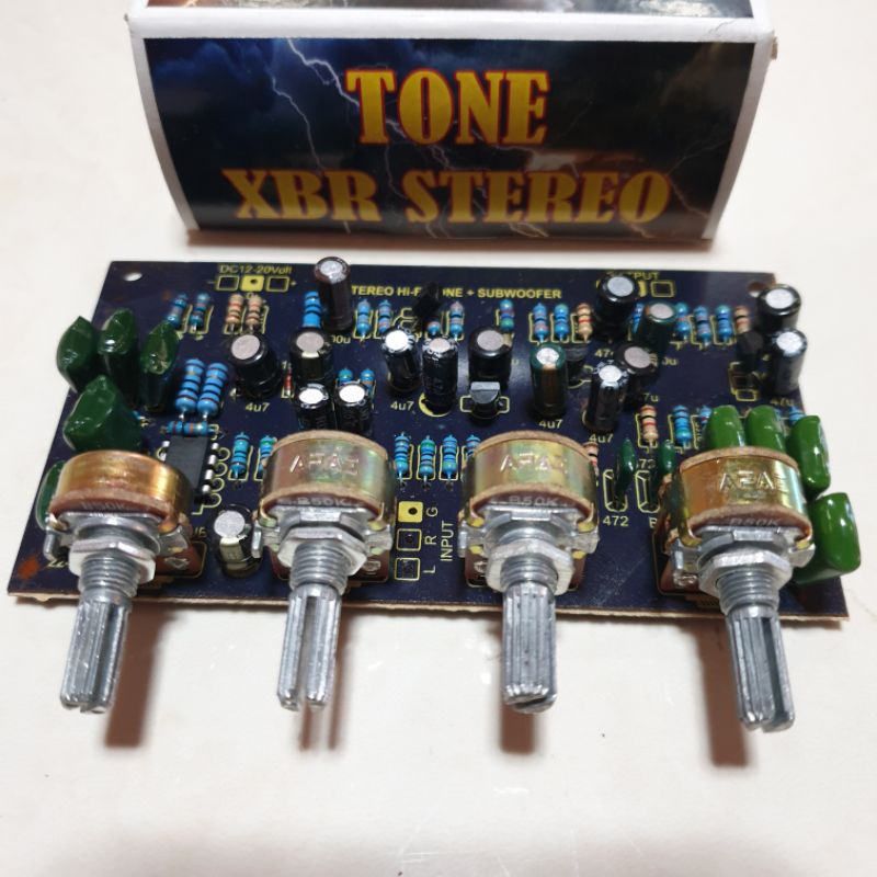 Tone Control Setereo xbr radiator subwoferr excellent