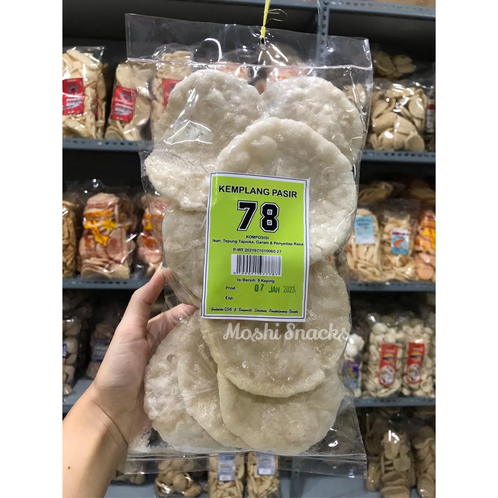 

Kemplang Bangka / Krupuk Pasir Cap 78 Asli Bangka / Kerupuk Pasir Bangka Sehat Tanpa Minyak