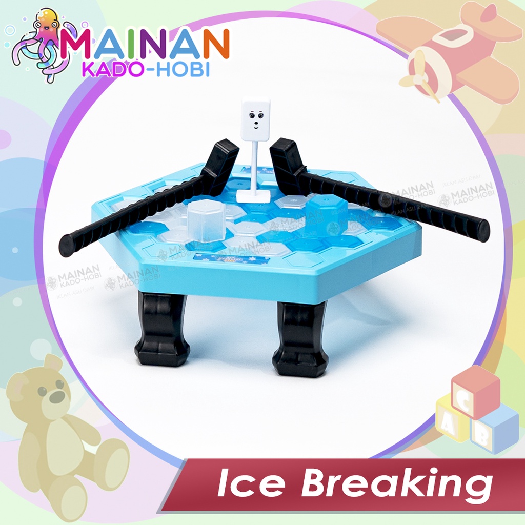 MAINAN EDUKASI ANAK PUKUL ES BALOK PRANK TOYS ICE BREAKING TRAP GAME