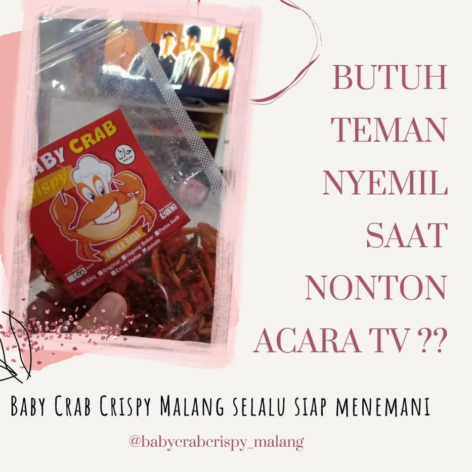 

➡ [Promo] Paket Icip Camilan Halal Baby Crab Crispy 6 pcs - 250 gr ち