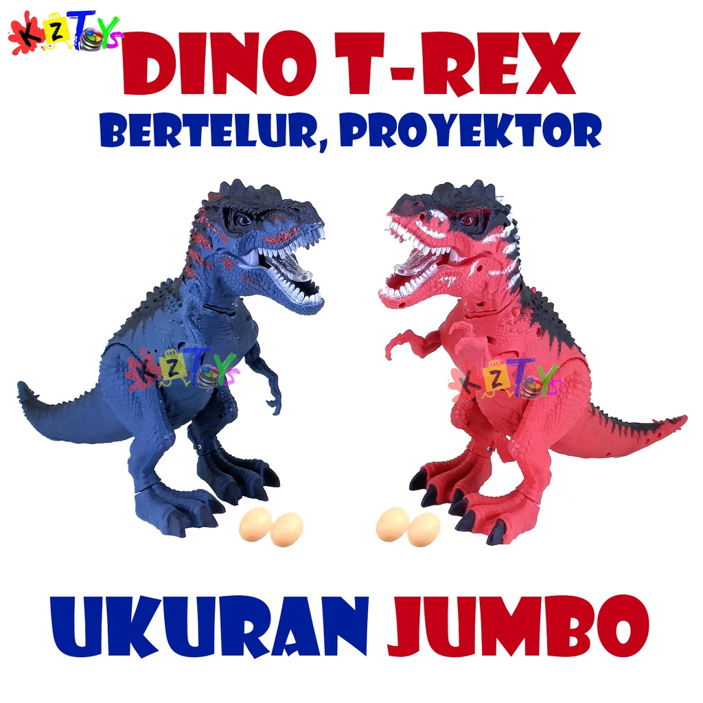 MAINAN ANAK DINOSAURUS TYREX BERTELUR