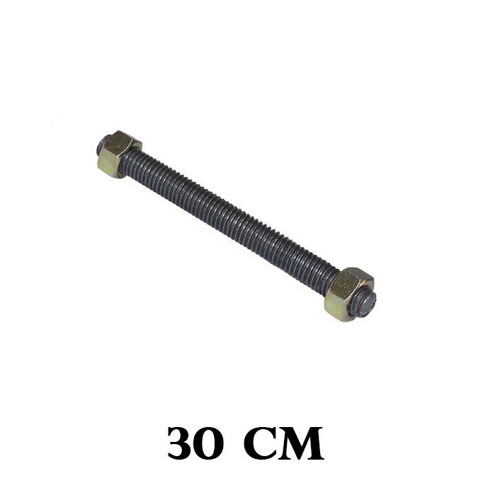 HARGA MURAH EELIC BED-M8X30 MIX BESI DRAT BAUT ULIR DENGAN DIAMETER 8 MM X PANJANG 30 CM + MUR 8 MM 