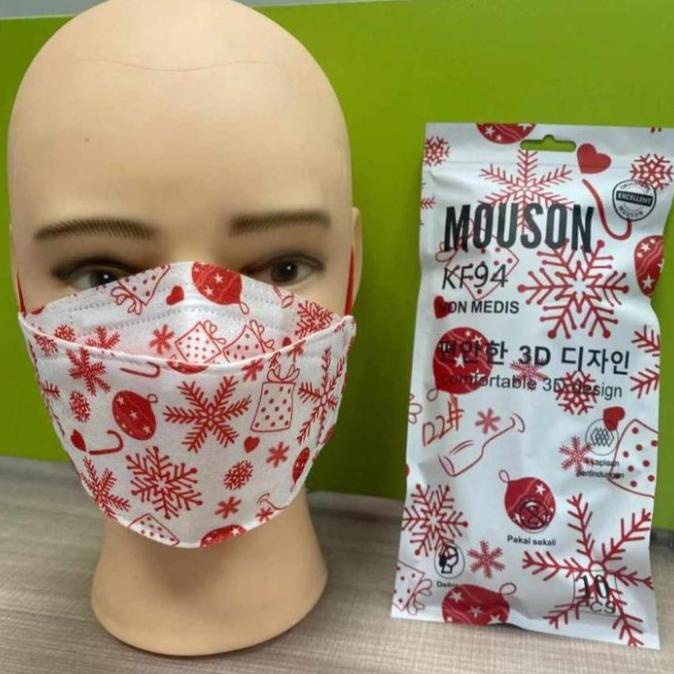 KF 94 WARNA 4PLY TERBARU MASKER KF 94 KOREA ISI 10PCS KF94 MOUSON WARNA PREMIUM GALAXY TRELIS