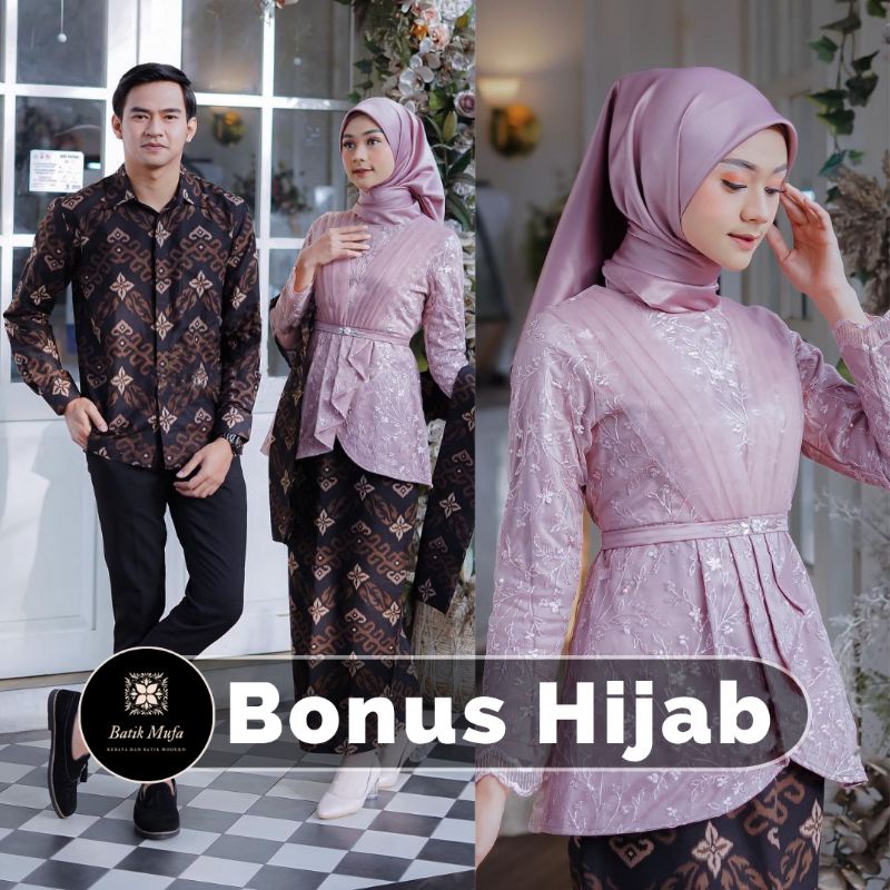 SET COUPLE AVEENA DUSTY | KEBAYA WISUDA TERBARU KEBAYA LAMARAN KEBAYA MODERN KEBAYA KONDANGAN