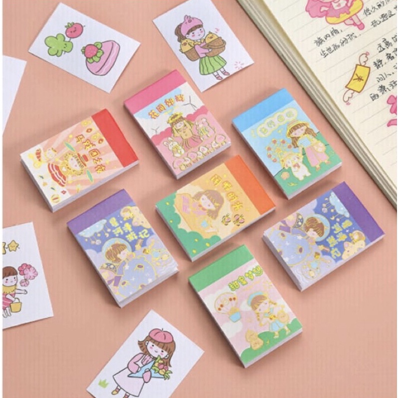 

Buku stiker kecil, Mini sticker book, Stiker lucu anak buku lucu stiker anak