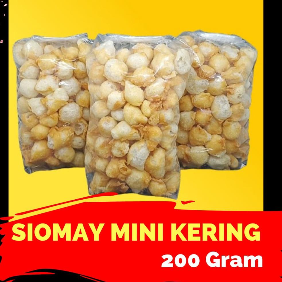 

▶ Siomay Mini Kering 200 Gram Toping Baso Aci Seblak NK321