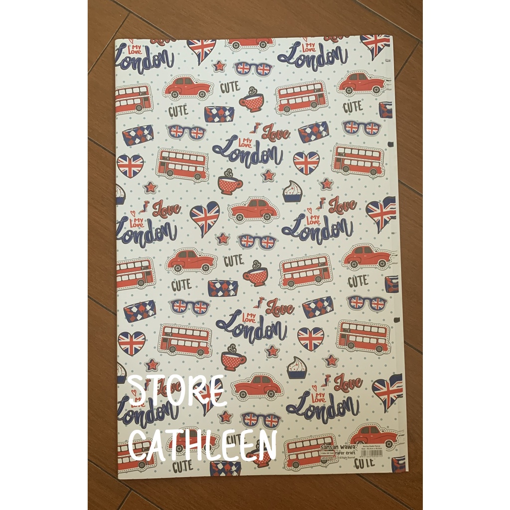 

Kertas kado sansa wawa/sanwa LONDON SW5560