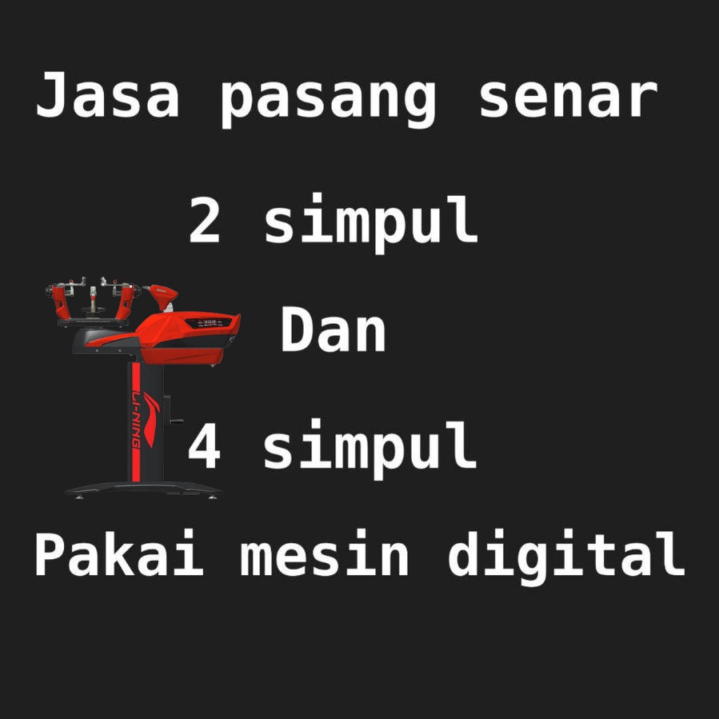 PASANG SENAR MESIN DIGITAL