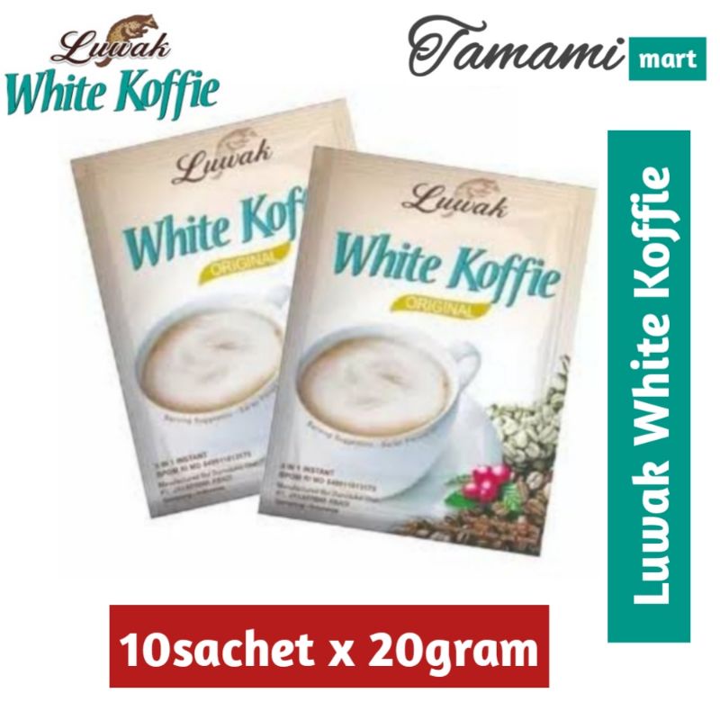 

Kopi Luwak White Coffee original 20gr renceng isi 10